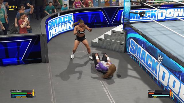 WWE March 9,2024 - Rounda Rousey Vs. Doudrop : SmackDown Live Full Match смотреть онлайн