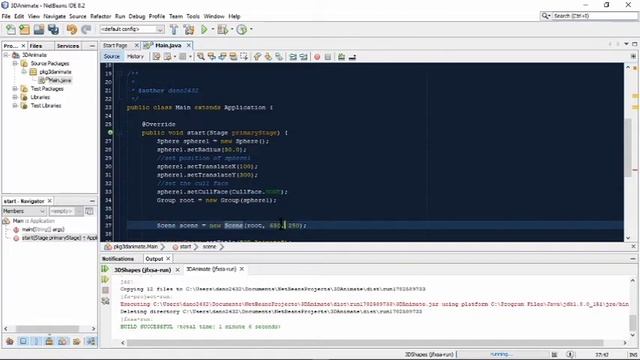 How to program in Java- Javafx animation is better than Swing see how (Davidesk Academy) part 5 смотреть онлайн