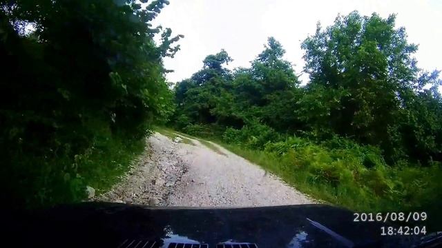 Дорога к пещере Хабю 2016г. Лада 4х4. Абхазия. смотреть онлайн