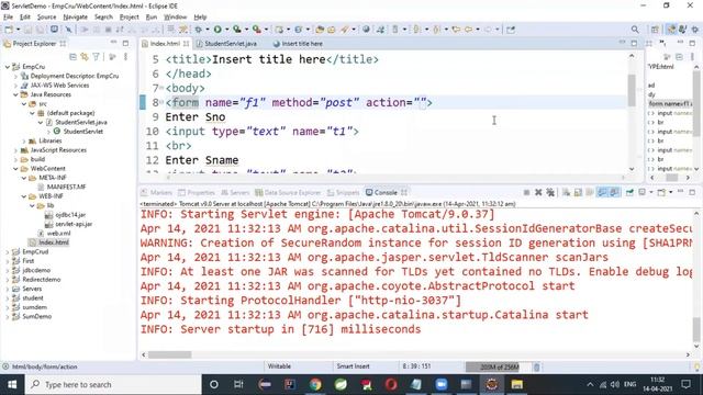 JDBC with Servlet -multiple Button смотреть онлайн