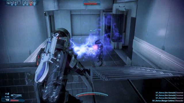 Mass Effect 3 multiplayer N7 Demolisher Engineer silver solo смотреть онлайн