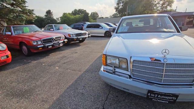 1991 Mercedes 560sel W126 Gorgeous Cream on Caramel. Low Miles Amazing Condition A to Z Autosports смотреть онлайн