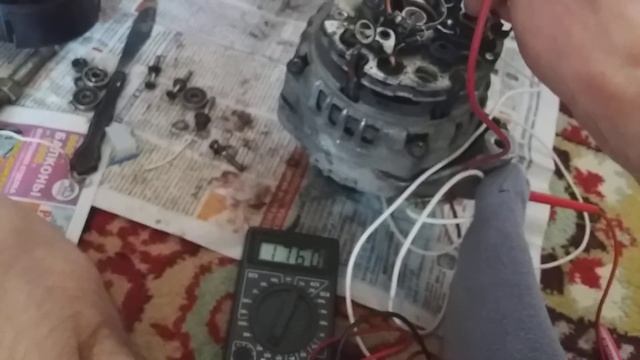 Проверка диодного моста ВАЗ смотреть онлайн