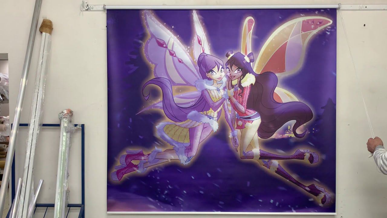 РУЛОННАЯ ШТОРА С ФОТОПЕЧАТЬЮ В ДЕТСКУЮ КОМНАТУ "Клуб Винкс"