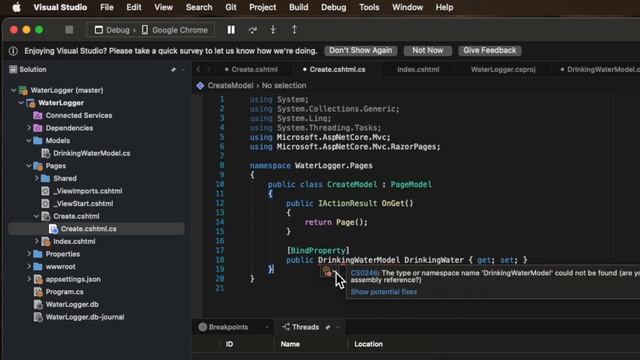 ABSOLUTE BEGINNERS Water Drinking Logger C# Razor Pages + ADO.NET (FULL PROJECT) смотреть онлайн