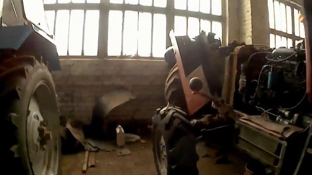 Александр Степанович закончил ремонт МТЗ-82.GRIMME GL34T смотреть онлайн