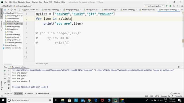 For Loops In Python || Python tutorial for absolute beginners in Hindi || #16 смотреть онлайн