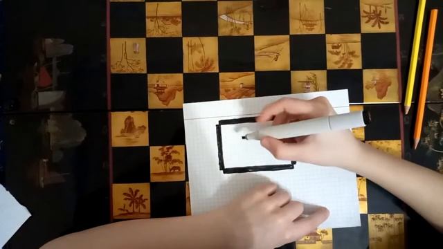 Как нарисовать золотую кнопку YouTube по клеточкам смотреть онлайн