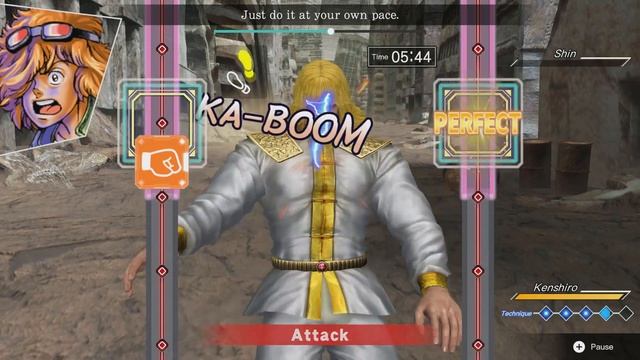 Fitness Boxing Fist of the North Star - Boss Battle Mode Gameplay (Vs Shin) смотреть онлайн