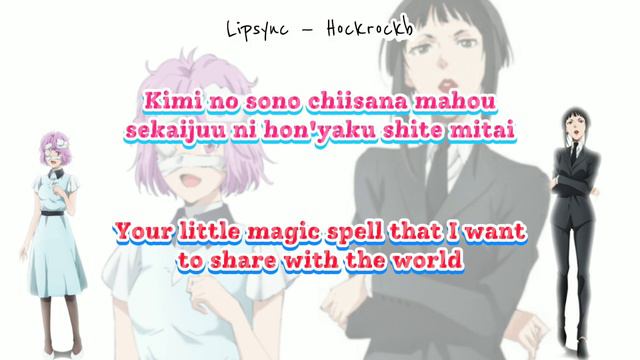[Romaji+English Lyrics] Lipsync — Hockrockb | Ron Kamonohashi Ending