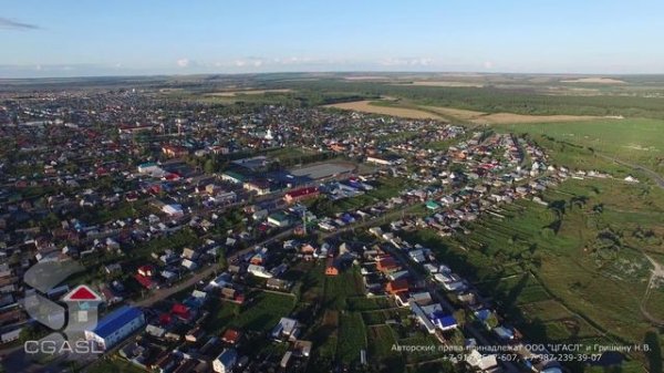 Аэросъемка города Буинск
