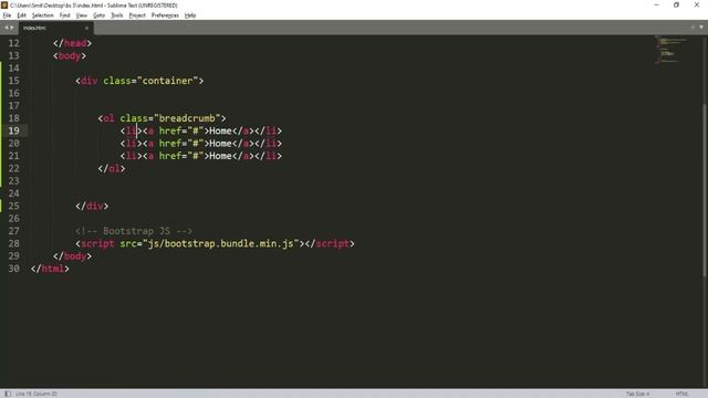 22. Breadcrumb in Bootstrap 5 | Hindi - 2022 смотреть онлайн