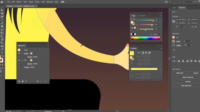 Vector Art || Illustration || Adobe illustrator | D ART смотреть онлайн