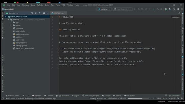 Flutter Setup 2023 : Android Studio 2023 Flamingo смотреть онлайн