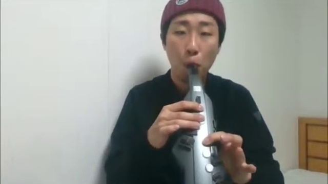 신기하게 생긴 이 악기는 바로 전자색소폰 : Aerophone(Roland AE-05) смотреть онлайн