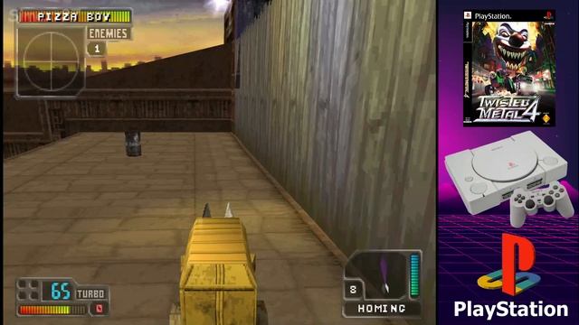 Twisted Metal 4 (1999) PlayStation Gameplay смотреть онлайн