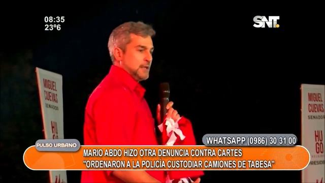 Otra denuncia de Mario Abdo contra Horacio Cartes смотреть онлайн