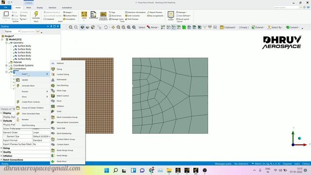 Ansys Meshing Tutorial - 2d meshing - Ansys Fluent Meshing - Mesh refinement - Mesh sizing смотреть онлайн