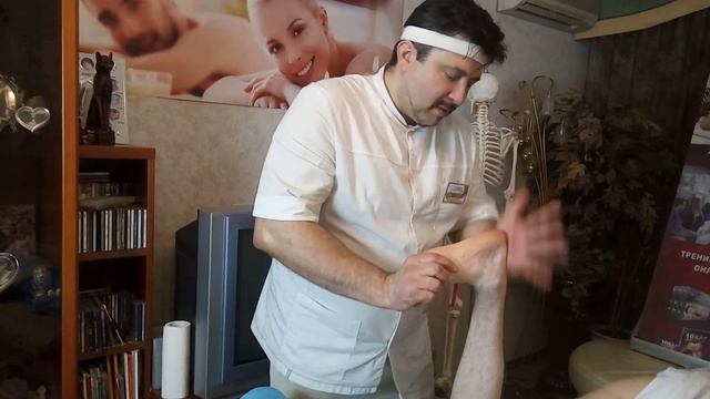 Мануальный массаж ног сзади. Сет №4 - Стопы смотреть онлайн