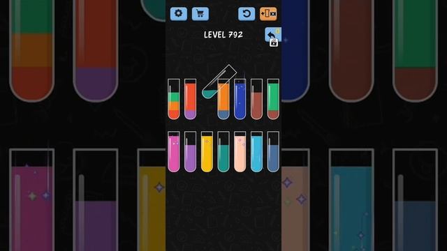 Water Color Sort Level 791 792 793 794 795 WalkThrough Solution Gameplay смотреть онлайн
