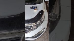 вскрытие капота киа спортейдж 3 при обрыве тросика