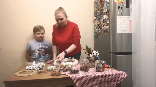 Рождественский венок.Открытки. Печенье орешки.Танцы.Задания Advent-календаря смотреть онлайн