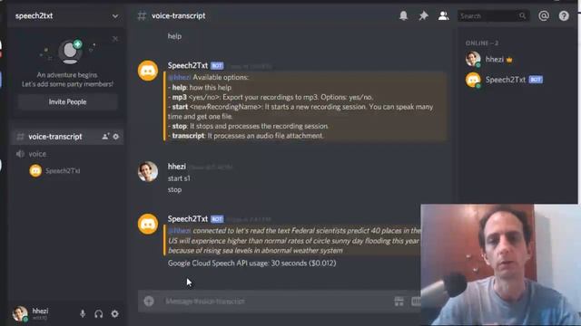 Discord Speech to Text Bot смотреть онлайн
