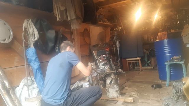 сборка мотоцикла восход. наконец-то он обритает вид техники.#мотоциклизхама смотреть онлайн