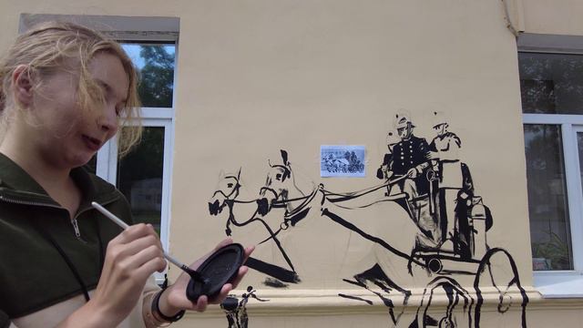 Интересная композиция на фасаде здания пожарной части смотреть онлайн