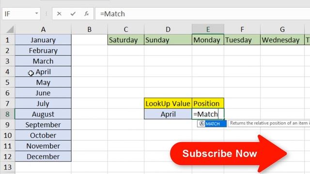 How to Use MATCH Function in Excel смотреть онлайн