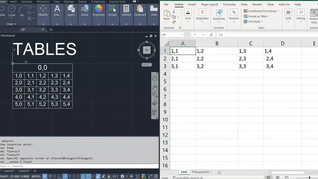 39. VBA AutoCAD - Como importar tablas de Excel смотреть онлайн