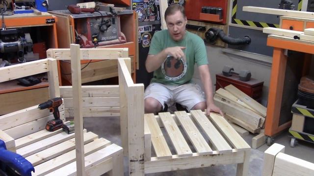 2x4 Porch Couch - Cheap Modular Seating смотреть онлайн