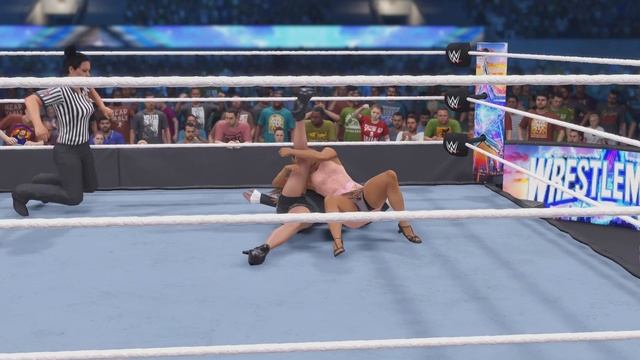 WWE 2K23 - Kayla Braxton VS. Stephanie McMahon [4K PS5 GAMEPLAY] смотреть онлайн