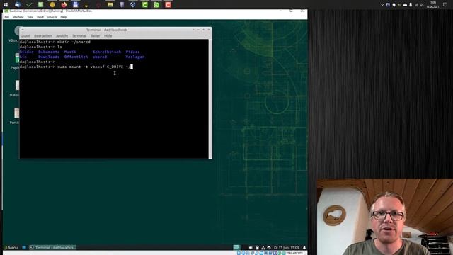 openSuse and VirtualBox: Data exchange with shared folders смотреть онлайн