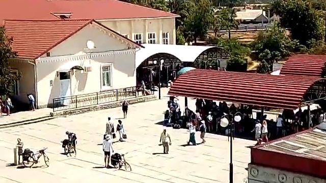 жд станция Новоалексеевка. Дорога на Геническ, Арабатская стрелка, Крым смотреть онлайн