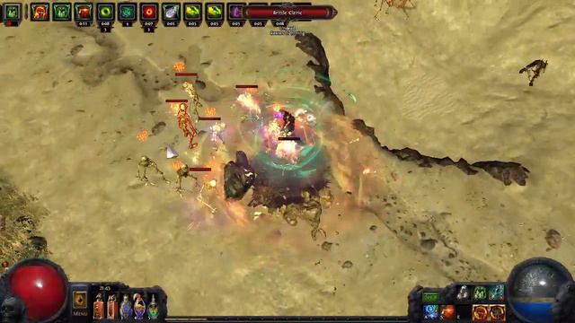Path of Exile EK Nova Elementalist Canyon