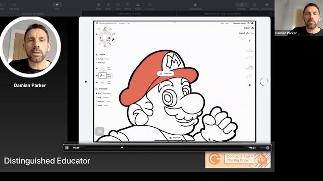 Teaching Digital Sketching in the Classroom with Damian Parker смотреть онлайн