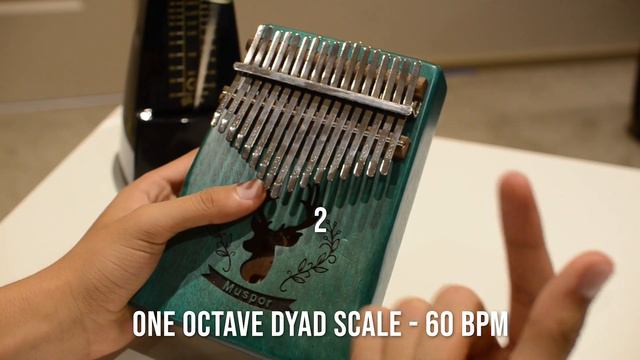 Beginner Kalimba Warm Up Exercises - Kalimba Lesson Tutorial