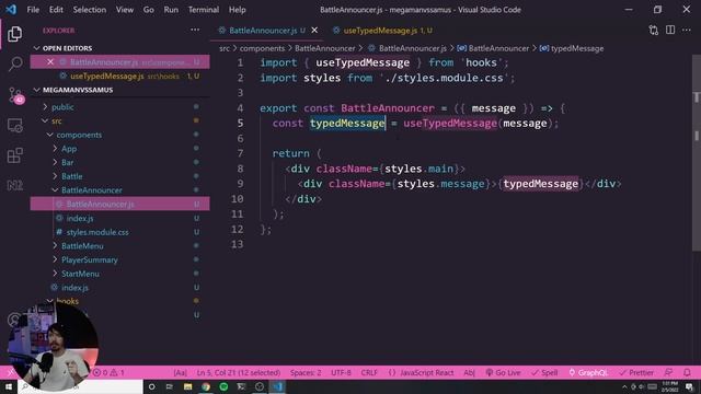 Coding a Turn-Based Battle Game With React Only смотреть онлайн