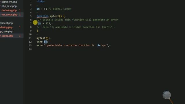 What is php Variable Scope - Learn Variables Declaration and variable Scoping смотреть онлайн