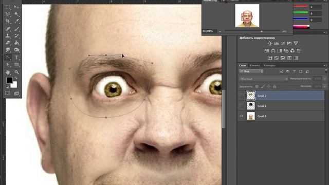 Делаем шляпу в фотошопе и рисуем очки смотреть онлайн