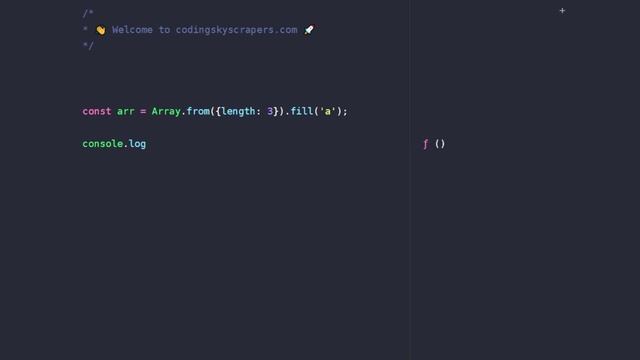 How to Create an Array with N elements, same Value in JavaScript смотреть онлайн