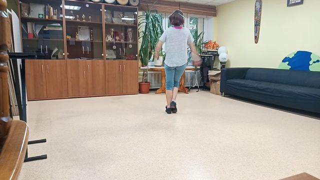 Бачата. Линейная схема. смотреть онлайн