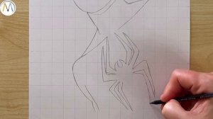 МАЙЛЗ МОРАЛЕС рисуем поэтапно Человека Паука 2023 / Miles Morales drawing