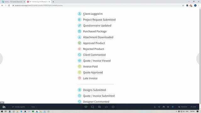 DesignFiles.co - Activity Log смотреть онлайн