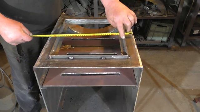 делаем смокер из газового баллона большого размера . смотреть онлайн