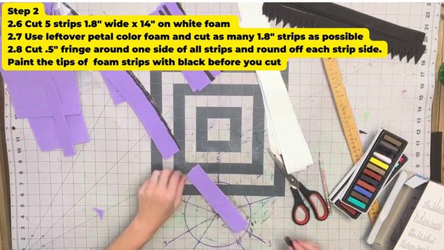 How to make a Giant Anemone Tutorial video Part 2- Cutting смотреть онлайн