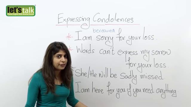 Expressing Condolences In English - Advance English Lesson