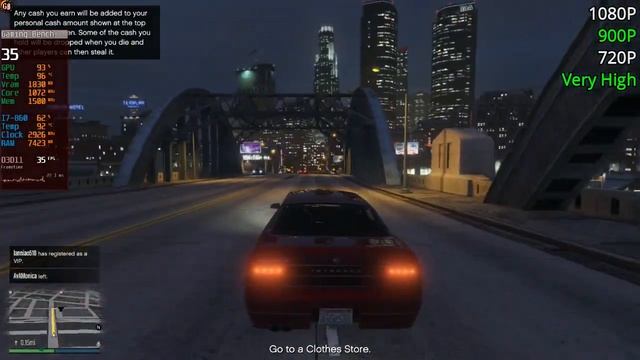 Gta V/5 Online | Amd Radeon R7 260x\Gtx 750 | I7 860 | 10gb Ram | Benchmark смотреть онлайн
