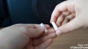 Как сделать клыки вампира.